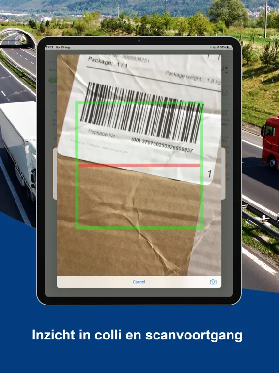Tangkapan skrin MendriX Mobile iPad 