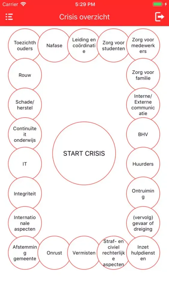 Capturas de pantalla de CrisisApp Onderwijs (nieuw)