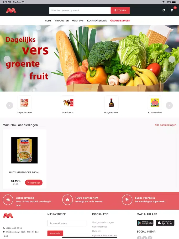 Capturas de pantalla de Maxi Maki Supermarkt iPad 