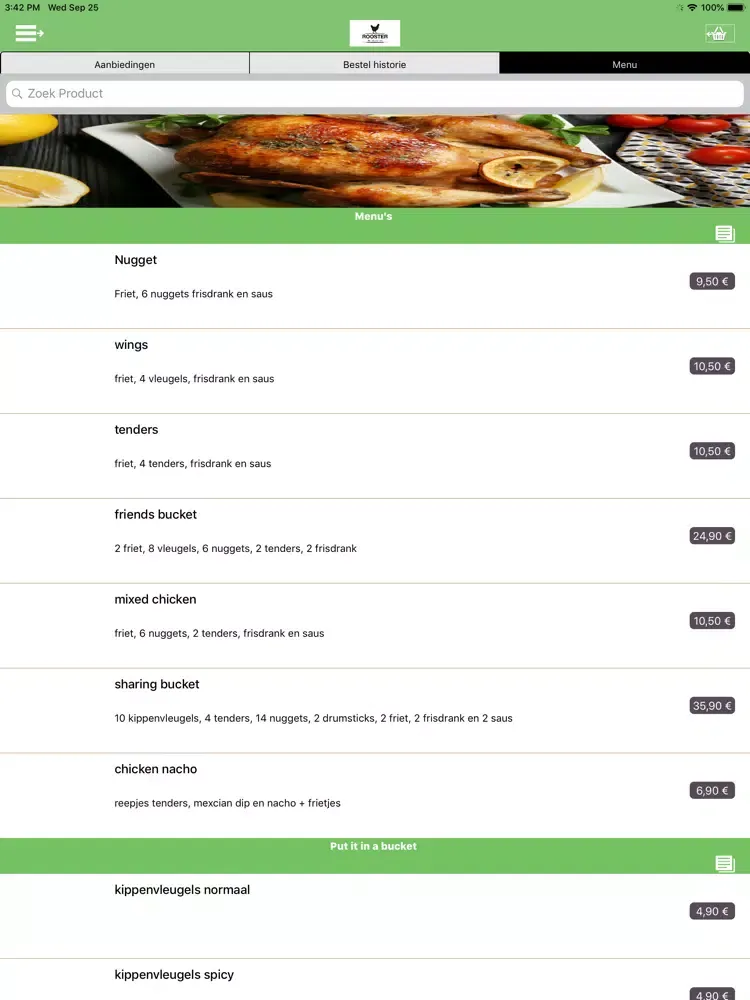 Rooster Chicken Oostende iPad 应用截图