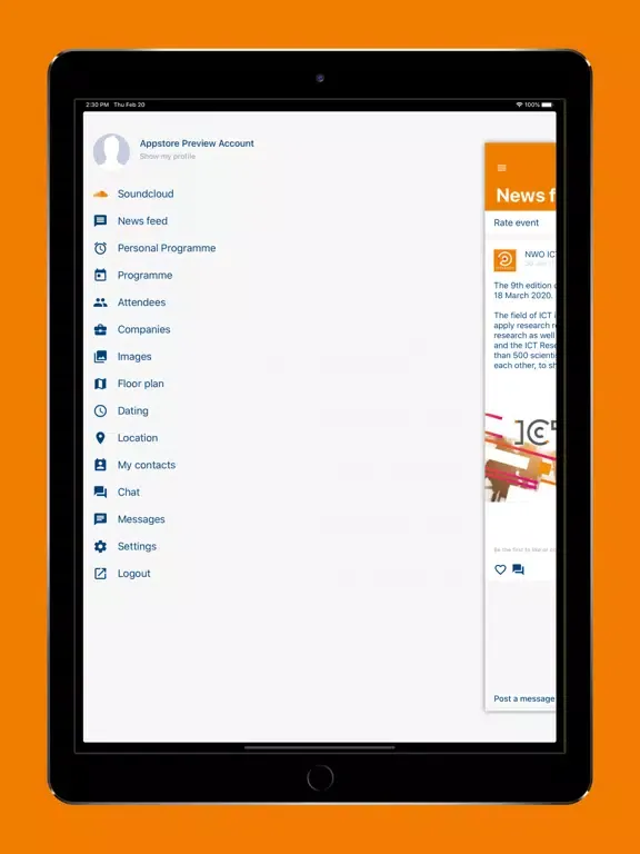 Conferentie Nederland Digitaal iPad  Ekran Görüntüleri