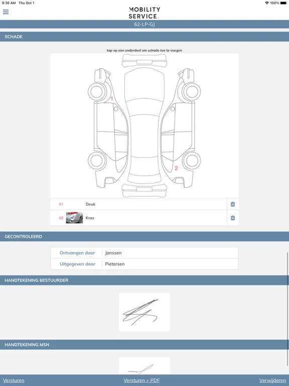 Afleverapp iPad 应用截图