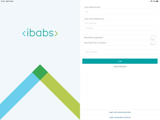 iBabs for Citrix Worx iPad  Screenshots