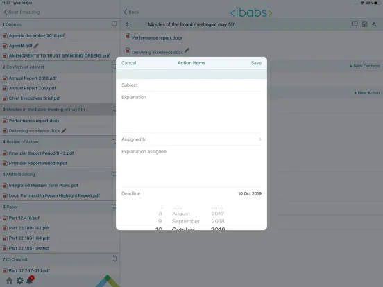 iBabs for Citrix Worx iPad  Screenshots