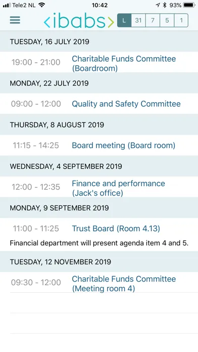 iBabs for Citrix Worx Screenshots