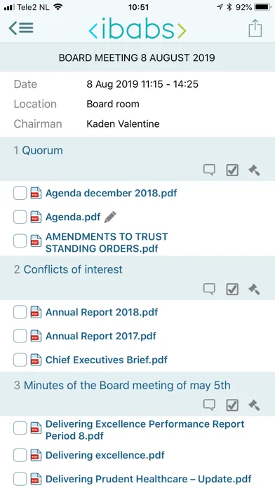 iBabs for Citrix Worx Screenshots