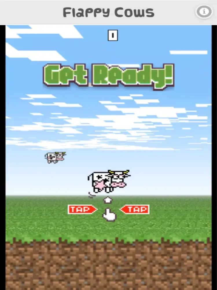 تصاویر Flappy Cows iPad 