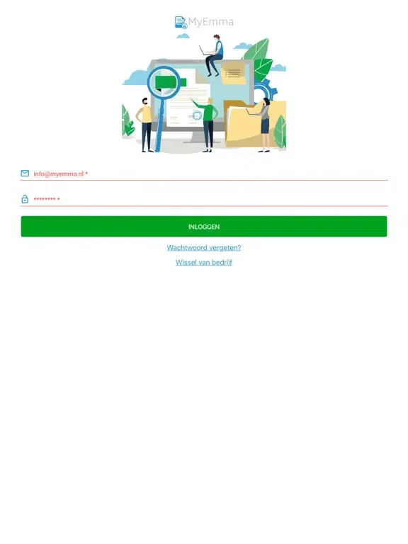 Ảnh chụp màn hình của MyEmma iPad 