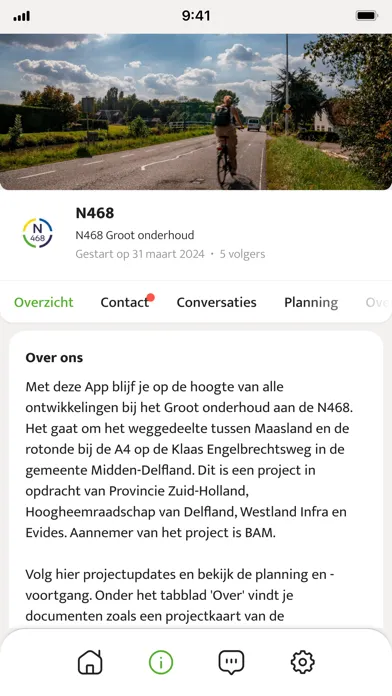 Tangkapan skrin N468 Groot onderhoud