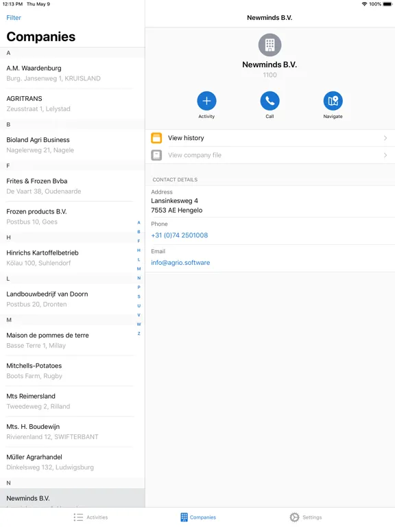Zrzuty ekranu Business Today iPad 