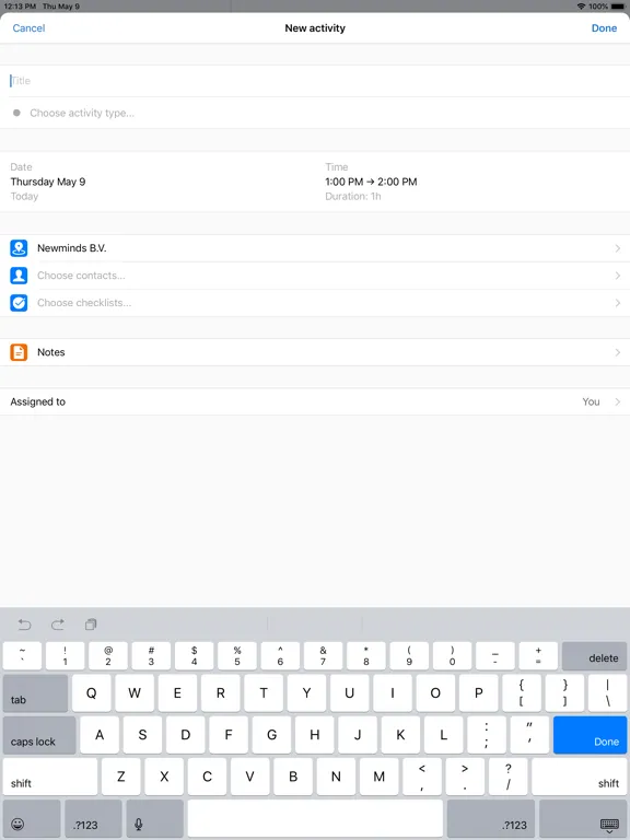 Zrzuty ekranu Business Today iPad 