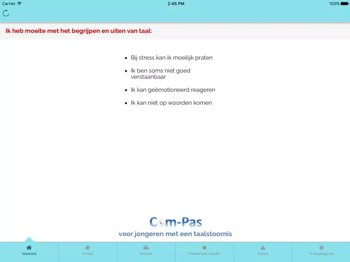 Screenshot di Com-Pas iPad 