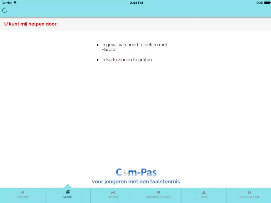 Screenshot di Com-Pas iPad 