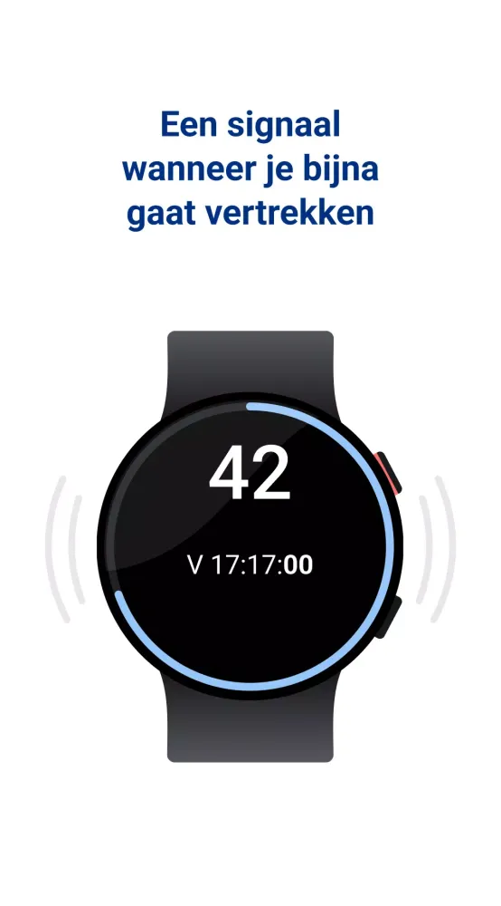 Screenshot di Mijn Vertrektijd