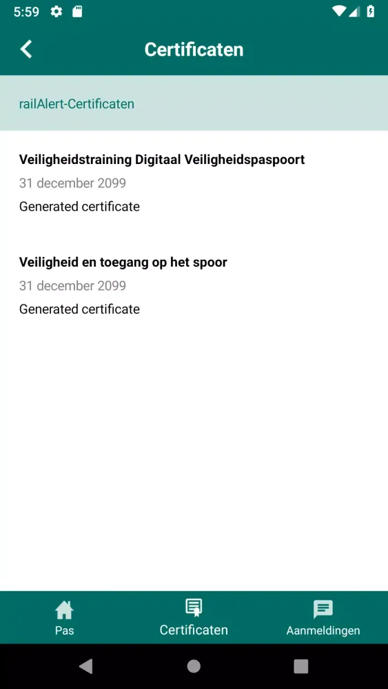 DVP-app Screenshots