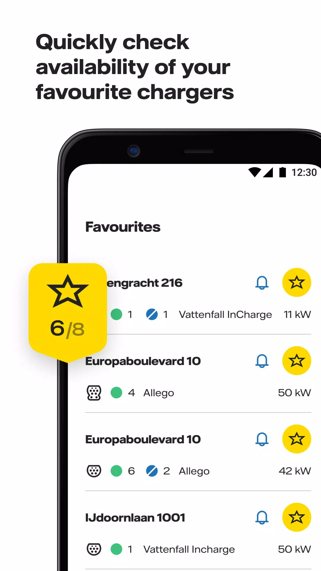 Vattenfall InCharge Screenshots