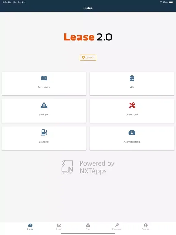 Capturas de pantalla de Lease 2.0 Connected Car iPad 