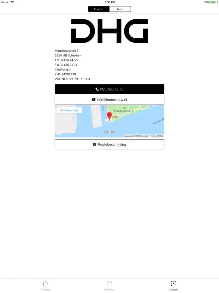 DHG iPad 应用截图