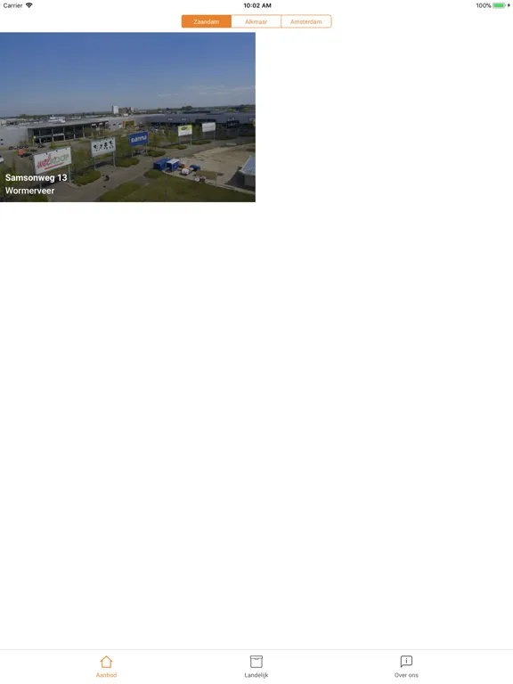 KRK Bedrijfsmakelaars iPad  Screenshots