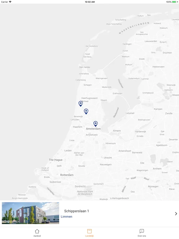 KRK Bedrijfsmakelaars iPad  Screenshots