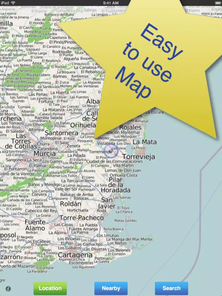 Costa Blanca No.1 Offline Map iPad  Screenshots