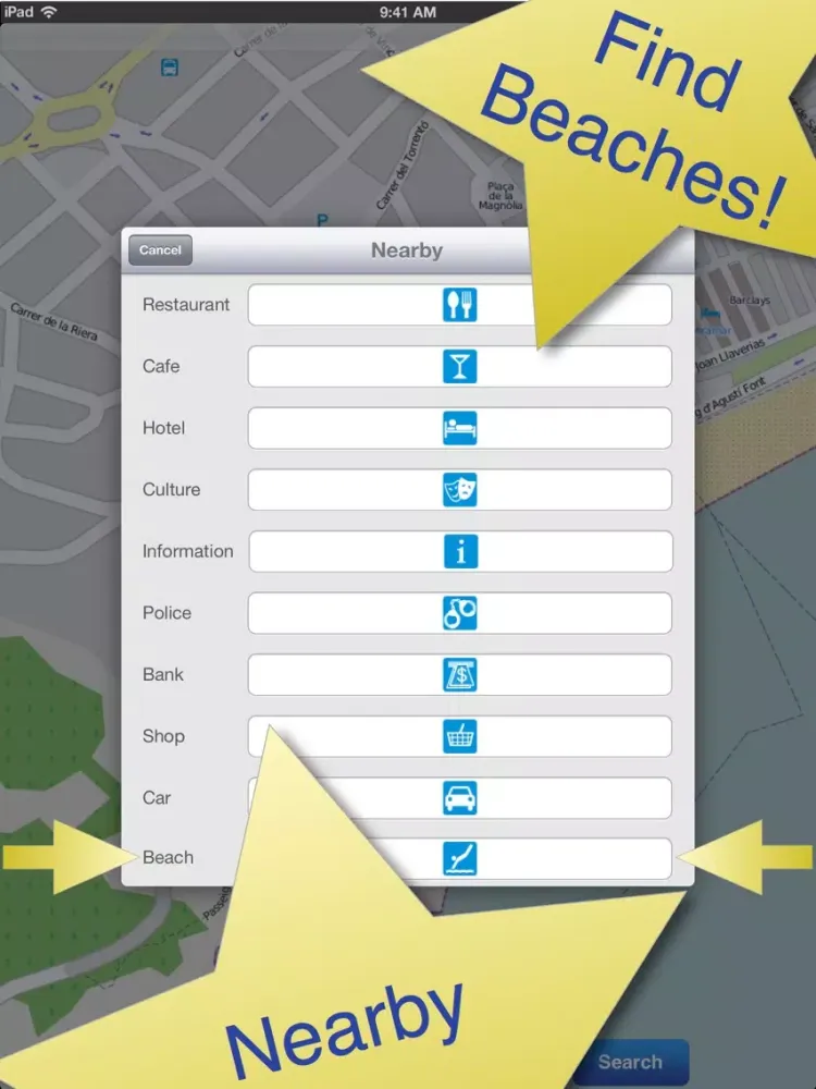 Costa Blanca No.1 Offline Map iPad  Screenshots