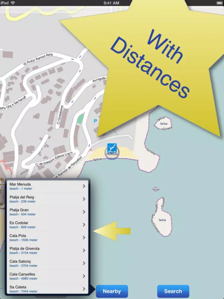 Costa Blanca No.1 Offline Map iPad  Screenshots