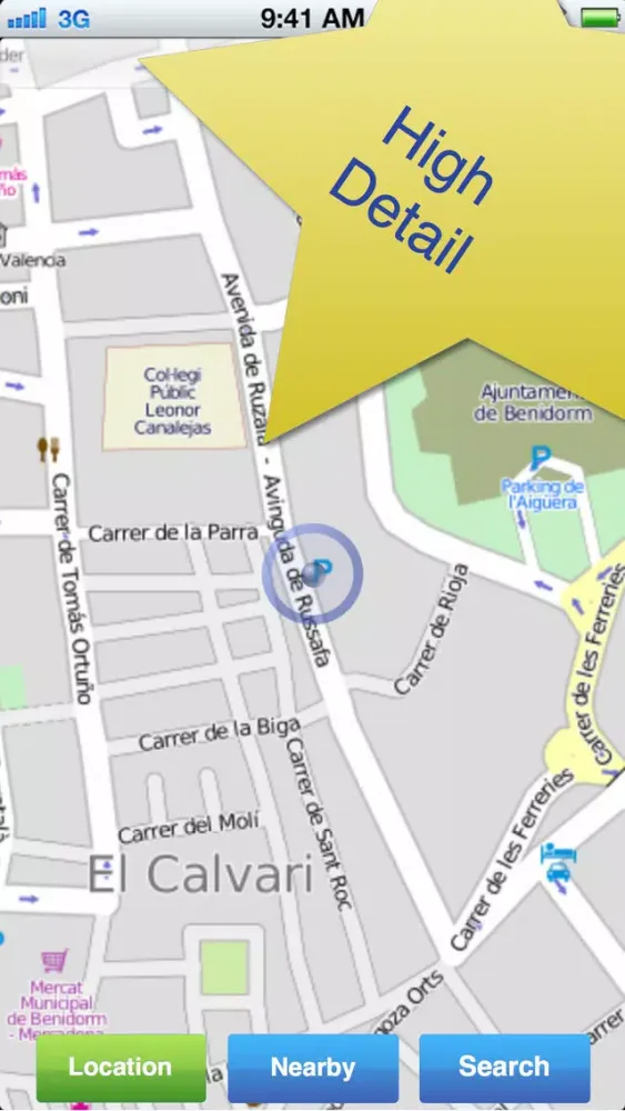Costa Blanca No.1 Offline Map Screenshots