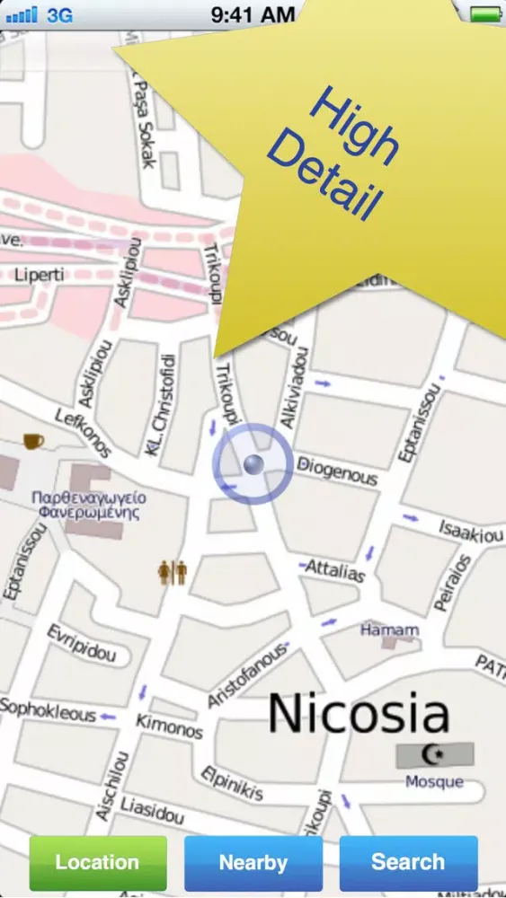 Ảnh chụp màn hình của Cyprus No1. Offline Map