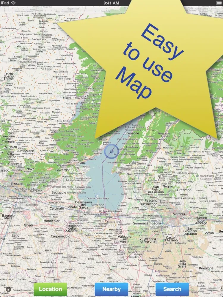 Capturas de pantalla de Lake Garda No.1 Offline Map iPad 