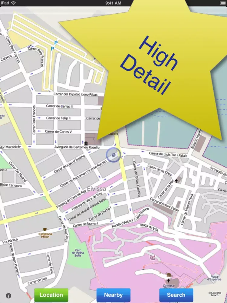 Screenshot di Ibiza No.1 Offline Map iPad 