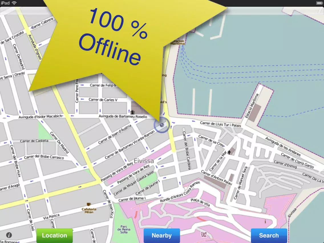 Screenshot di Ibiza No.1 Offline Map iPad 