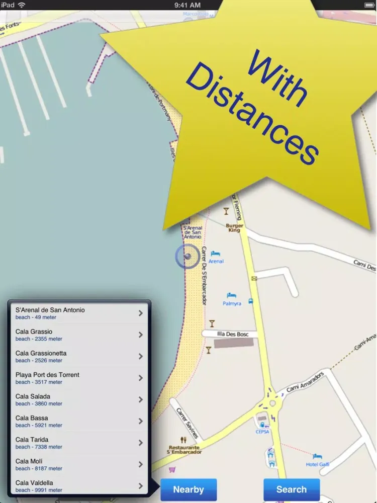 Screenshot di Ibiza No.1 Offline Map iPad 