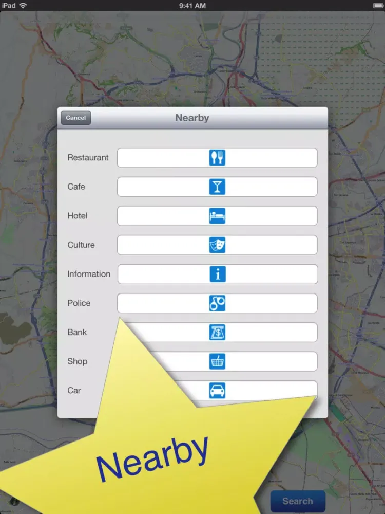 Paris No.1 Offline Map iPad 应用截图