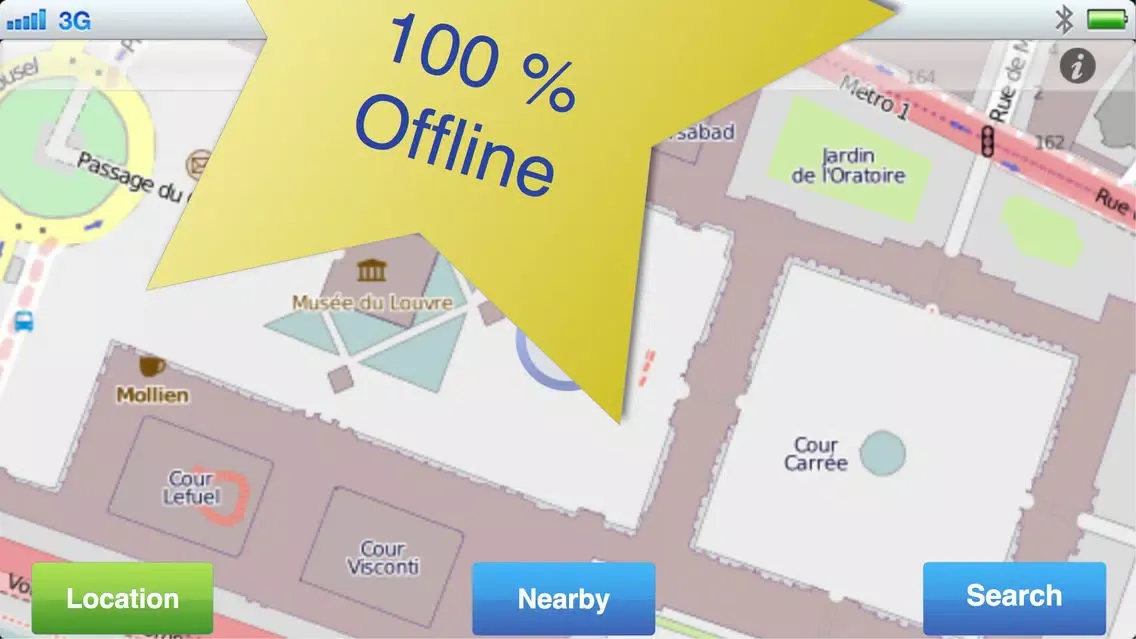 Paris No.1 Offline Map应用截图