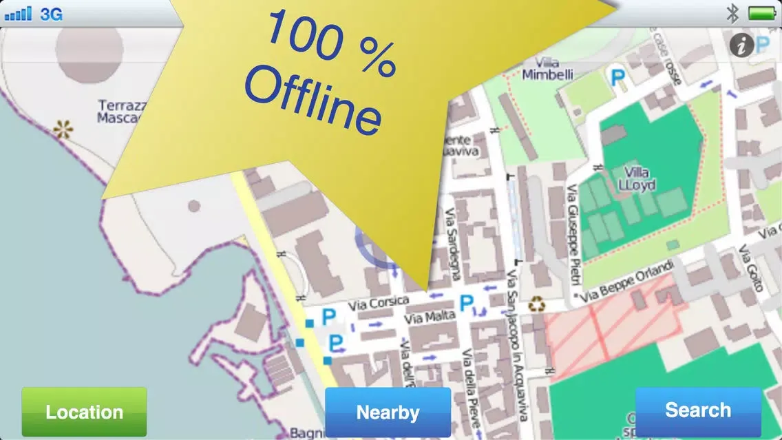 Captures d'écran de Tuscany No.1 Offline Map