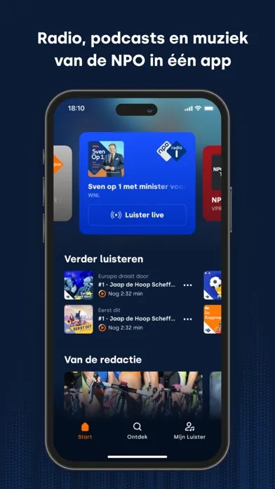 NPO Luister Screenshots