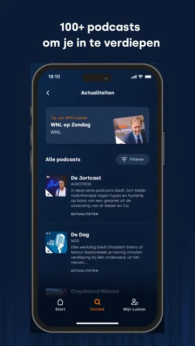 NPO Luister Screenshots
