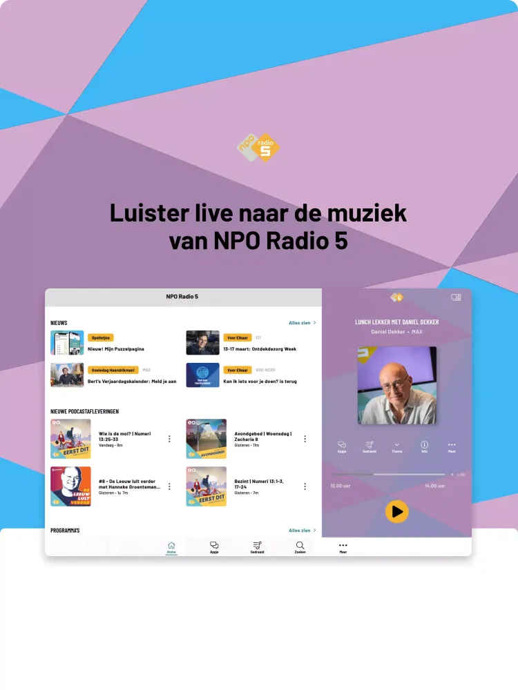 NPO Radio 5 স্ক্রিনশট
