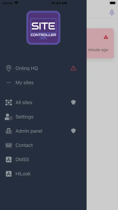Screenshot di Sitecontroller