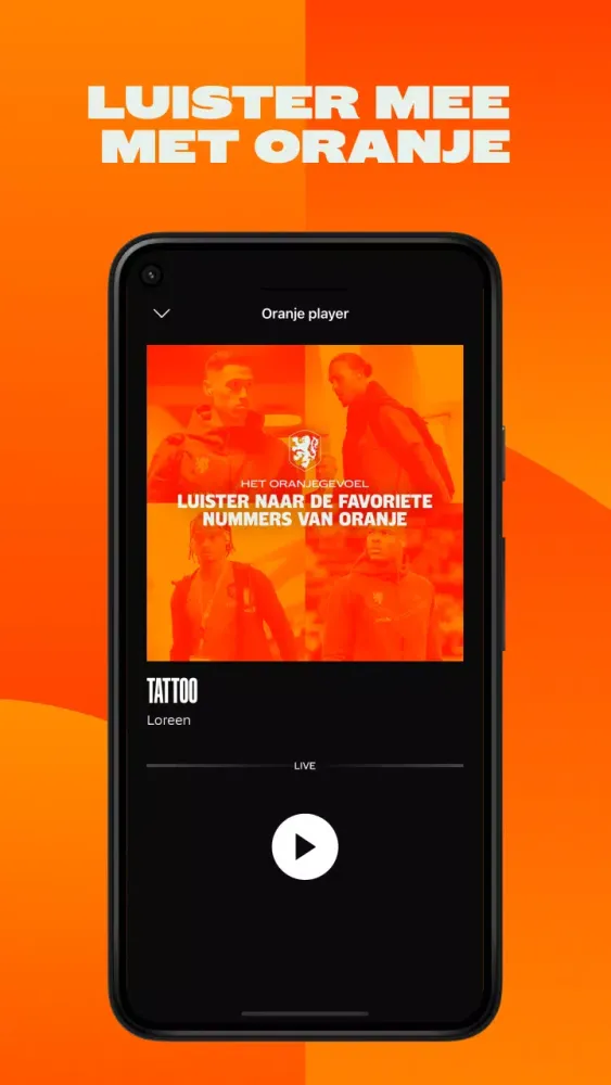 Tangkapan skrin KNVB Oranje