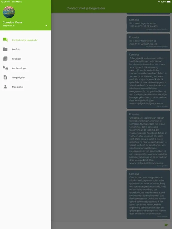 ePortfolio iPad  স্ক্রিনশট