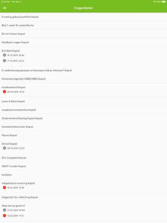 ePortfolio iPad  স্ক্রিনশট