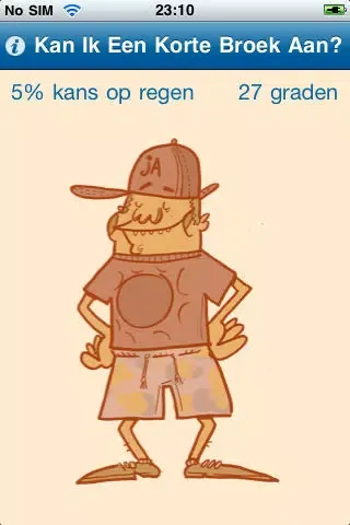 Kan Ik Een Korte Broek Aan?应用截图
