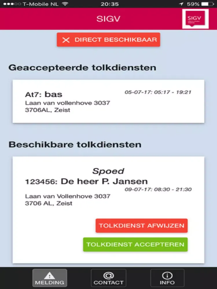 SIGV App iPad 應用截圖