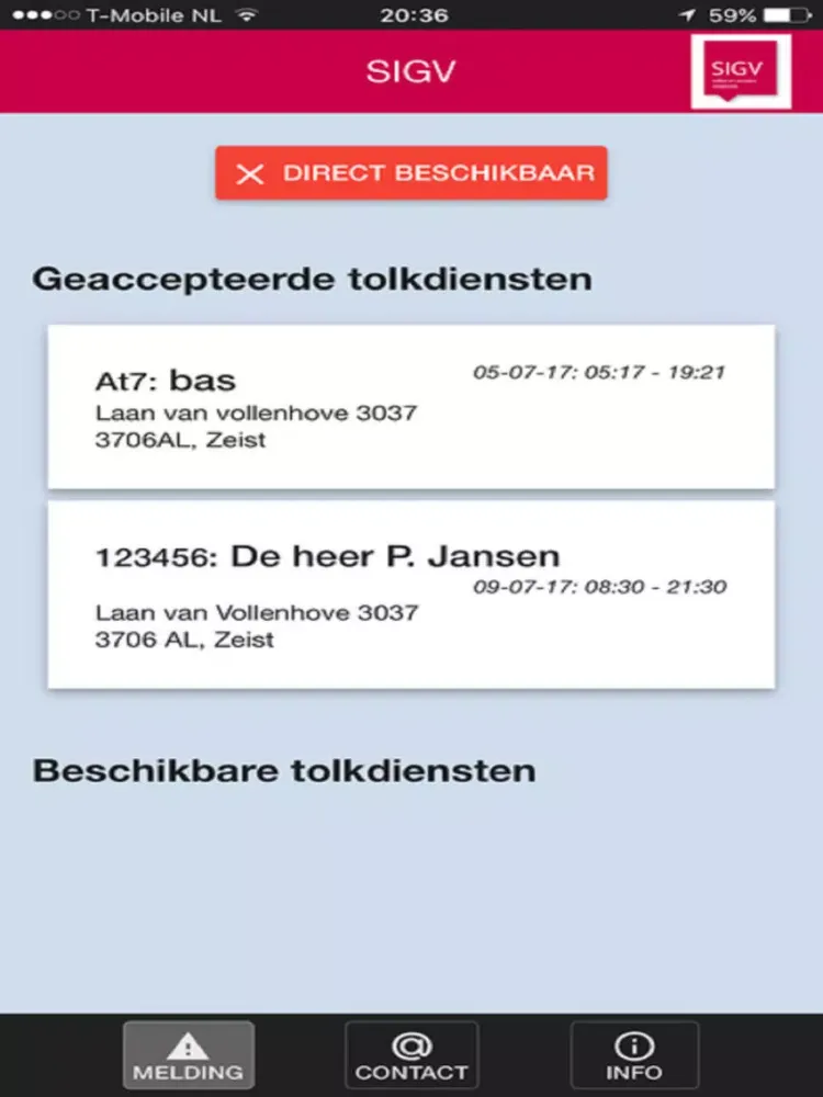 SIGV App iPad 應用截圖