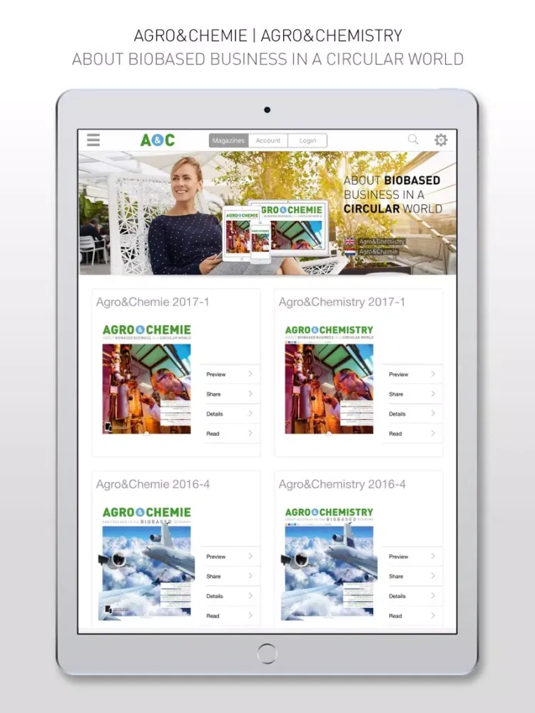 ภาพหน้าจอของ Agro&Chemie, Agro&Chemistry iPad 