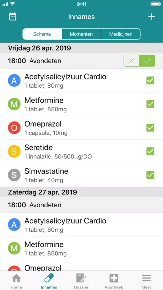 Medicijnwekkers met MedApp Ekran Görüntüleri