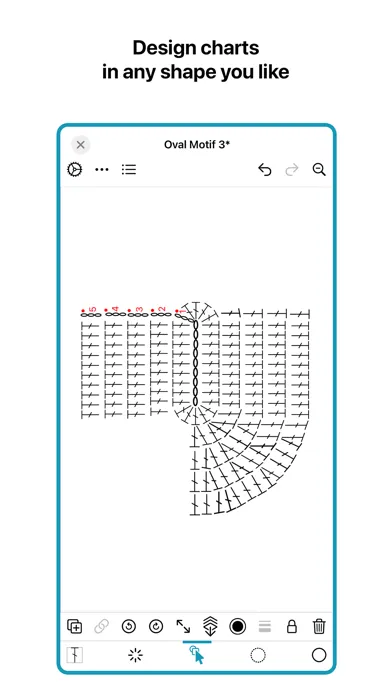 Crochet Chart Screenshots