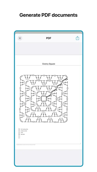 Crochet Chart Screenshots